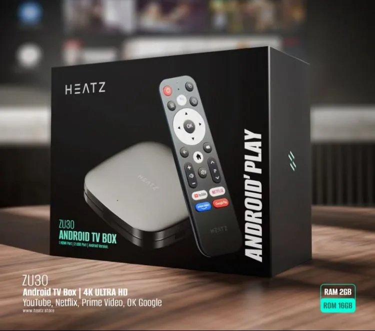 جهاز تلفزيون أندرويد ZU30 بمنفذ HDMI ومنفذي USB