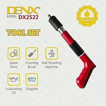 حقيبة مسدس مسامير هوائي من دينكس DX2522 - أحمر