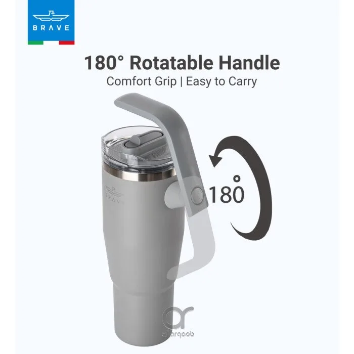 كوب السفر بريف تمب جارد 1200 مل رمادي غامق BT-03DG