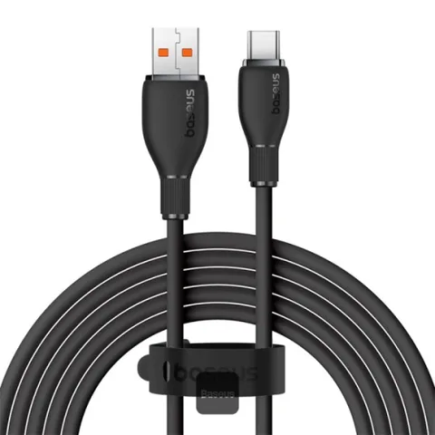 كابل شحن سريع Pudding من باسيوس USB إلى C 100 واط 1.2 متر - أسود