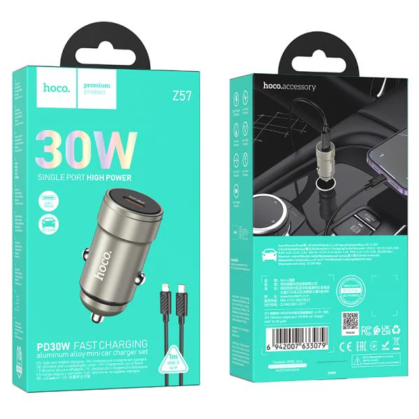 شاحن هوكو Z57 PD 30 واط Type-C إلى آيفون